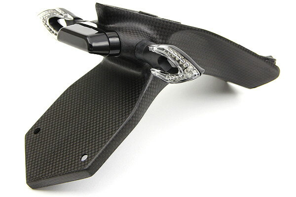 MOTO CORSE モトコルセ カーボン コンパクトライセンスプレート サポートセット グロスフィニッシュ Panigale [パニガーレ] 899Panigale DUCATI ドゥカティ ナンバープレートホルダー 外装