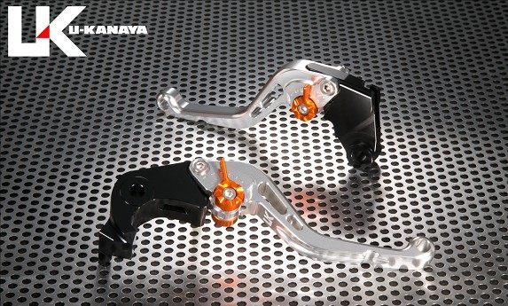 U-KANAYA ユーカナヤ スタンダードタイプ アルミビレットレバーセット CBR1000RR-R SP HONDA ホンダ ブレーキ・クラッチレバーセット ハンドル周辺パーツ ハンドル レバーカラー：シルバー / アジャスターカラー：グリーン / レバータイプ：ショート(レバー部全長：約143mm)(2)
