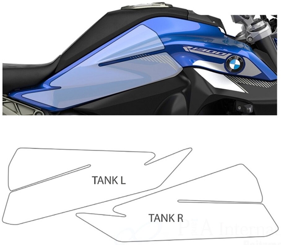 Wunderlich ワンダーリッヒ タンクプロテクション「PremiumShield」 R1300R BMW プロテクションフィルム・保護フィルム 外装