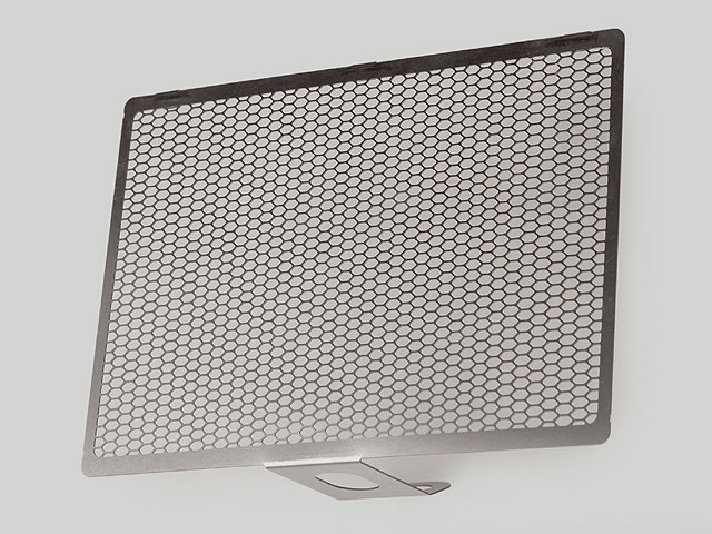 MotoCrazy モトクレイジー オイルクーラーコアガード MULTISTRADA 1200 Multistrada 1200S DUCATI ドゥカティ ラジエーターコアガード・オイルクーラーコアガード 冷却関連 エンジン カラー：シルバー(ステンレス生地仕上げ)