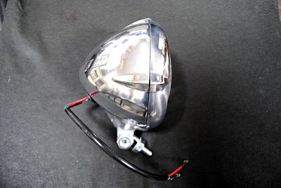 部品屋K&W 【Headlight】ヴィンテージヘッドライト ポリッシュ ヘッドライト 灯火...