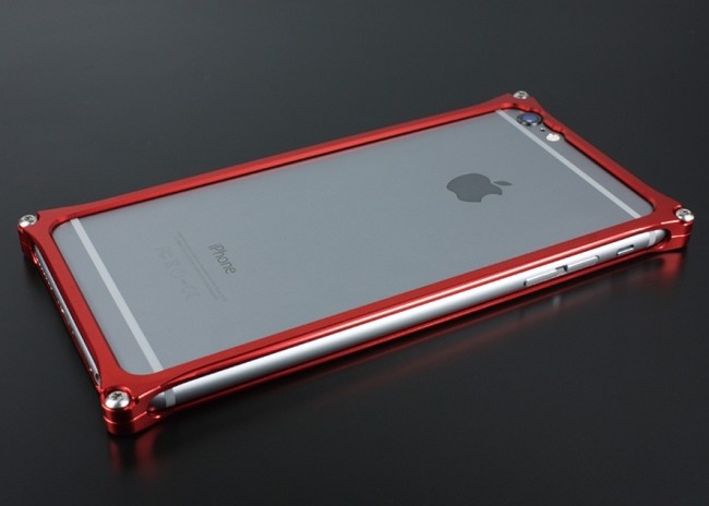 GILD design ギルドデザイン ソリッドバンパー for iPhone6／S Plus レッド 1