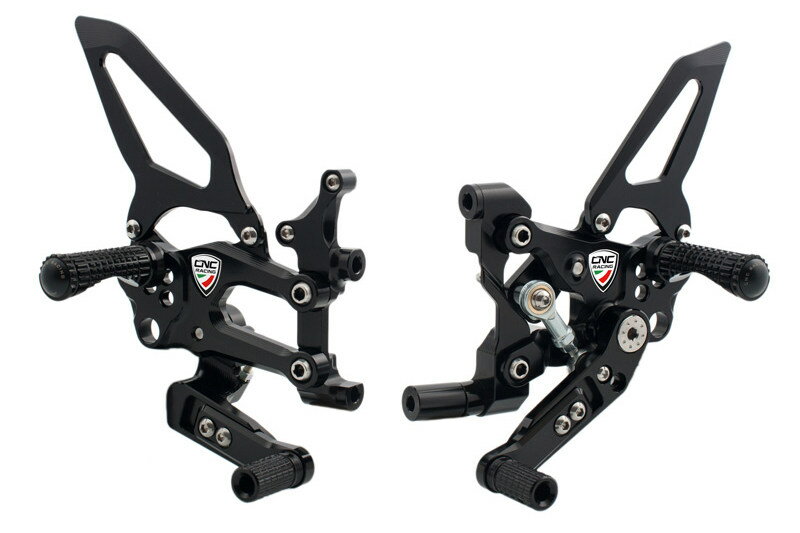 CNC Racing シーエヌシーレーシング アジャスタブル バックステップ RPS EASY 1199Panigale R S/Tricolore 1299 Panigale S 1299Panigale 899Panigale 959Panigale DUCATI ドゥカティ ステップ 足回り