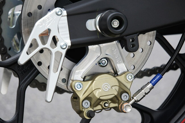 OVER オーヴァー リアキャリパーサポート MT-25 YZF-R25 MT03 YZF-R3 YAMAHA ヤマハ キャリパーサポー..
