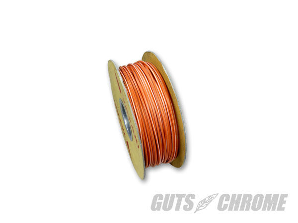 GUTS CHROME ガッツクローム YAZAKI製 配線 橙／白 0.85sq 1m売り 配線・コード