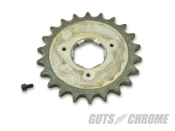 GUTS CHROME ガッツクローム フロントスプロケット22T SOFTAILファミリー DYNAファミリー TOURINGファミリー HARLEY-DAVIDSON ハーレーダビッドソン ドライブスプロケット・フロントスプロケット 駆動系