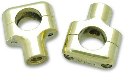 GUTS CHROME ガッツクローム Throwback ブラスライザー「FO」 1インチハンドル用 HARLEY-DAVIDSON ハーレーダビッドソン ハンドルポスト・ハンドルライザー ハンドル周辺パーツ ハンドル