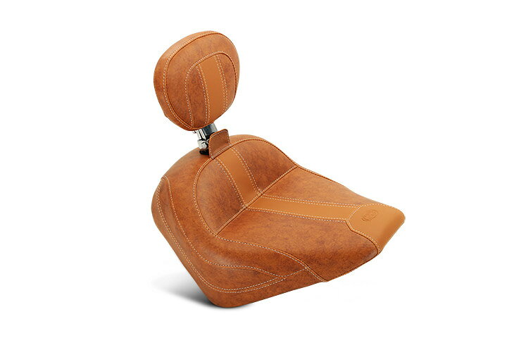 MUSTANG マスタング ヴィンテージソロシート ドライバーバックレスト付き (Vintage Solo with Driver Backrest)【SEAT BLK VINYL SOLO W/DBR】 Scout 2015 - 2018 Sixty 2016 INDIAN MOTORCYCLE インディアン シート シート関連 外装
