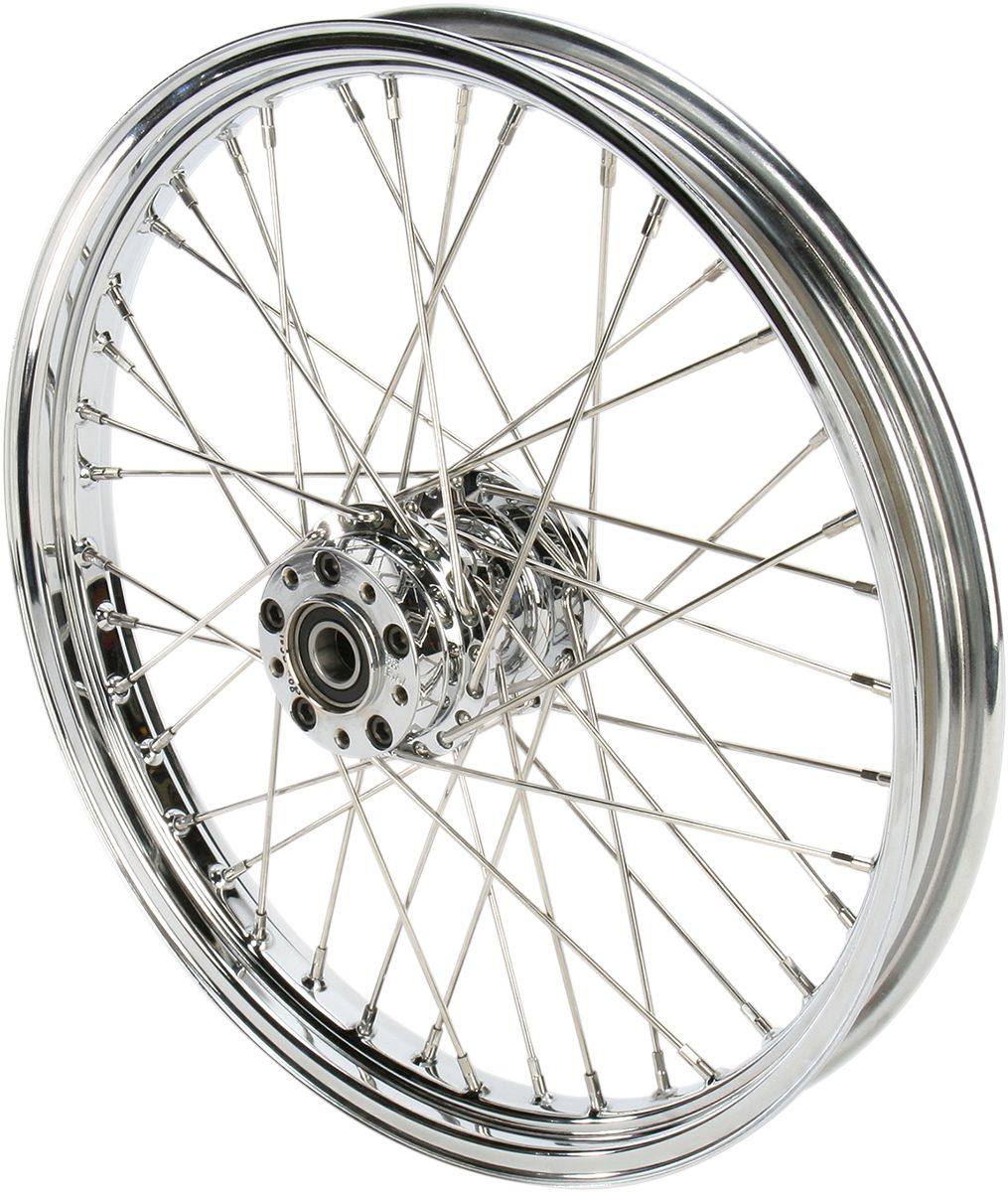 Drag Specialties ドラッグスペシャリティーズ フロントホイール 21 40スポーク FXST 2008-10 【WHEEL FT 40S 08-10FXST [0203-0390]】 Softail Custom EFI - FXSTC 2008 2010 Night Train FXSTB 2009 HARLEY-DAVIDSON ハーレーダビッドソン ホイール ホイール関連 足回り