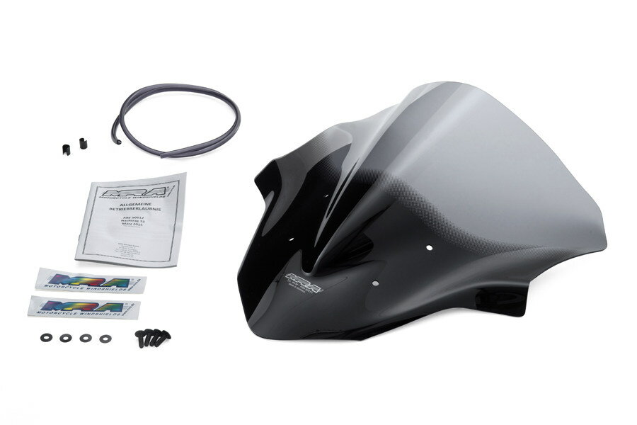 MRA エムアールエー スクリーン レーシング CBR650F HONDA ホンダ 外装 カラー：スモーク／グラデーション有り