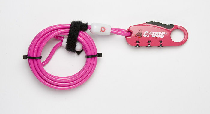 CROPS クロップス マルチパーパスロック Q4 ストレートケーブル ワイヤーロック 保管・盗難防止用品