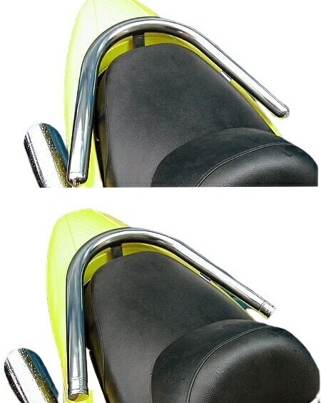 WirusWin ウイルズウィン WirusWin製リアスポイラー専用 38Φ タンデムバー マジェスティ125 YAMAHA ヤマハ グラブバー・タンデムバー・シーシーバー 外装