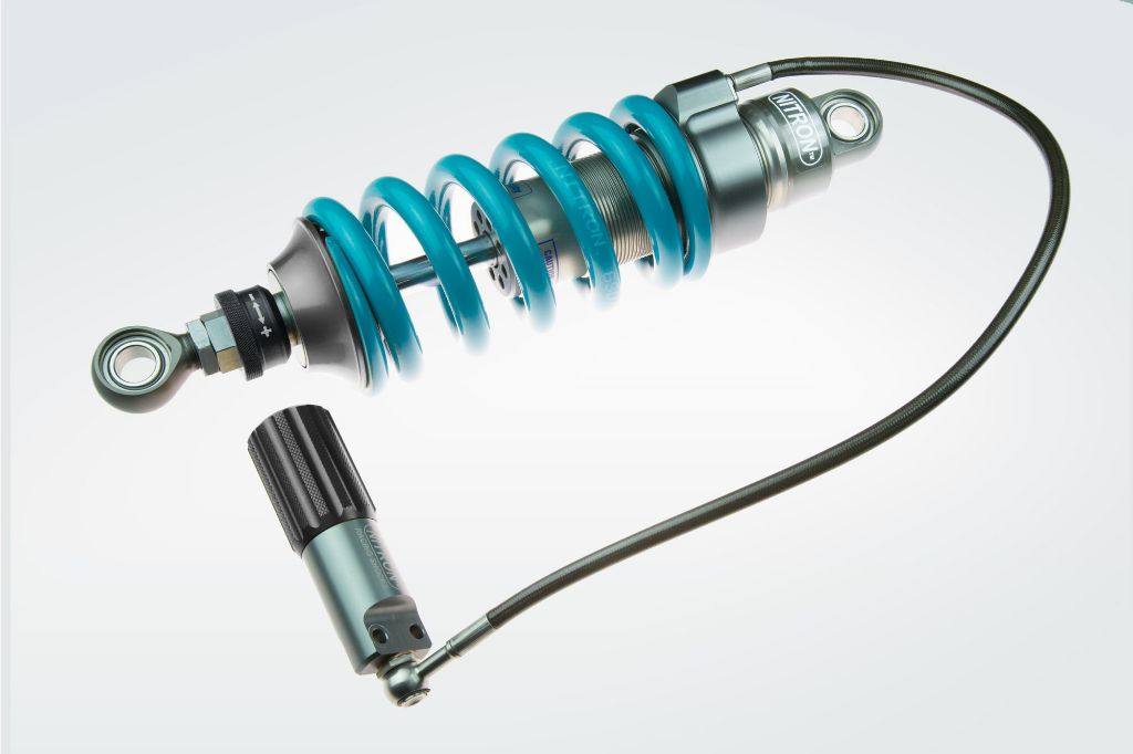 NITRON ナイトロン リアサスペンションモノショック NTR R1 シリーズ GSX-S750 SUZUKI スズキ スプリングカラー：ターコイズブルー