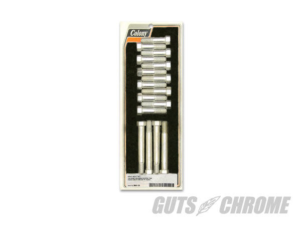 GUTS CHROME ガッツクローム シリンダーヘッドボルトセット カドニウム HARLEY-DAVIDSON ハーレーダビッドソン スタッドボルト エンジンパーツ エンジン