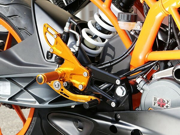BABYFACE ベビーフェイス バックステップキット RC125 RC390 KTM バックステップ ステップ 足回り