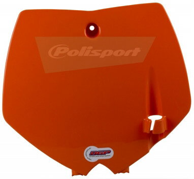 POLISPORT ポリスポーツ フロントナンバープレート(ゼッケンプレート) 65 SX 125 XC KTM ゼッケンプレート・ゼッケンベース 外装