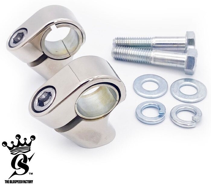 THE OLD SPEED FACTORY オールドスピードファクトリー シングル ライザー HARLEY-DAVIDSON ハーレーダビッドソン ハンドルポスト・ハンドルライザー ハンドル周辺パーツ ハンドル