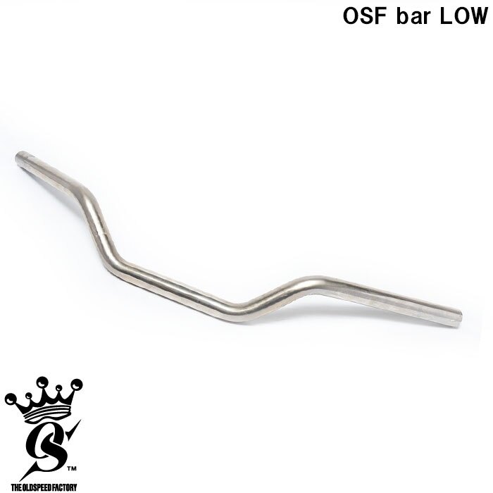 THE OLD SPEED FACTORY オールドスピードファクトリー OSF bar LOW(ロー) HARLEY-DAVIDSON ハーレーダビッドソン ハンドルバー ハンドル タイプ：ディンプル凹無し(通常版)