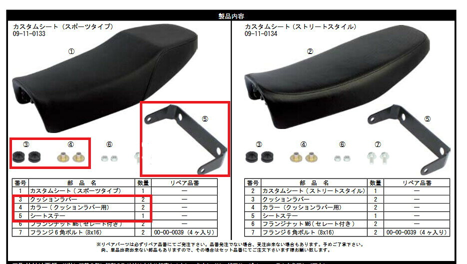 ■商品概要【画像内番号】3、4、5入数：3(2)/4(2)/5(1)対象商品品番：09-11-0133/09-11-0134■注意点※該当商品は画像赤枠内です。※ロットによっては、価格変更前の旧価格・旧JANコードでのラベルでお届けになる場合がございます。予めご了承ください。※メーカー都合により商品の仕様変更がある場合がございます。ご了承ください。