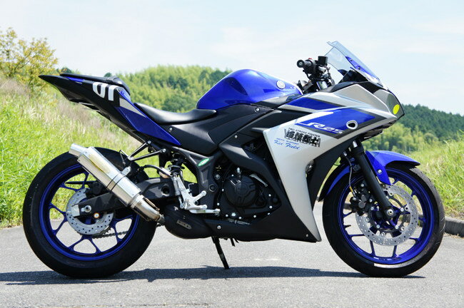 月木レーシング ツキギレーシング スリップオンマフラー YZF-R25 YZF-R3 YAMAHA ヤマハ マフラー