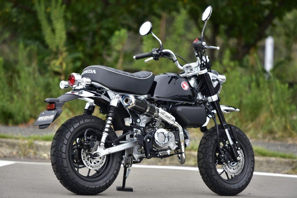 BEAMS ビームス R-EVO TYPE C 政府認証 モンキー125 HONDA ホンダ フルエキゾーストマフラー マフラー サイレンサータイプ：カーボン(重量：2.6kg【純正5.1kg】)