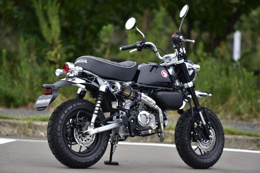 BEAMS ビームス R-EVO TYPE C 政府認証 モンキー125 HONDA ホンダ フルエキゾーストマフラー マフラー サイレンサータイプ：チタン(重量：2.65kg【純正5.1kg】)