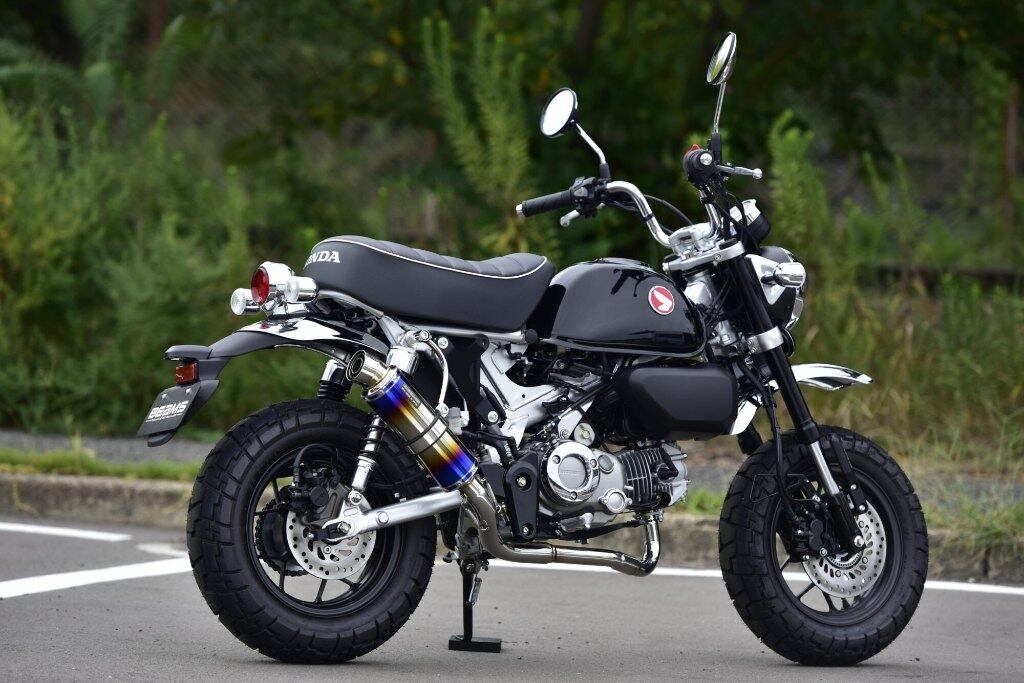 BEAMS ビームス R-EVO サイレンサー 政府認証 モンキー125 HONDA ホンダ フルエキゾーストマフラー マフラー サイレンサータイプ：チタン(重量：2.6kg【純正5.1kg】)