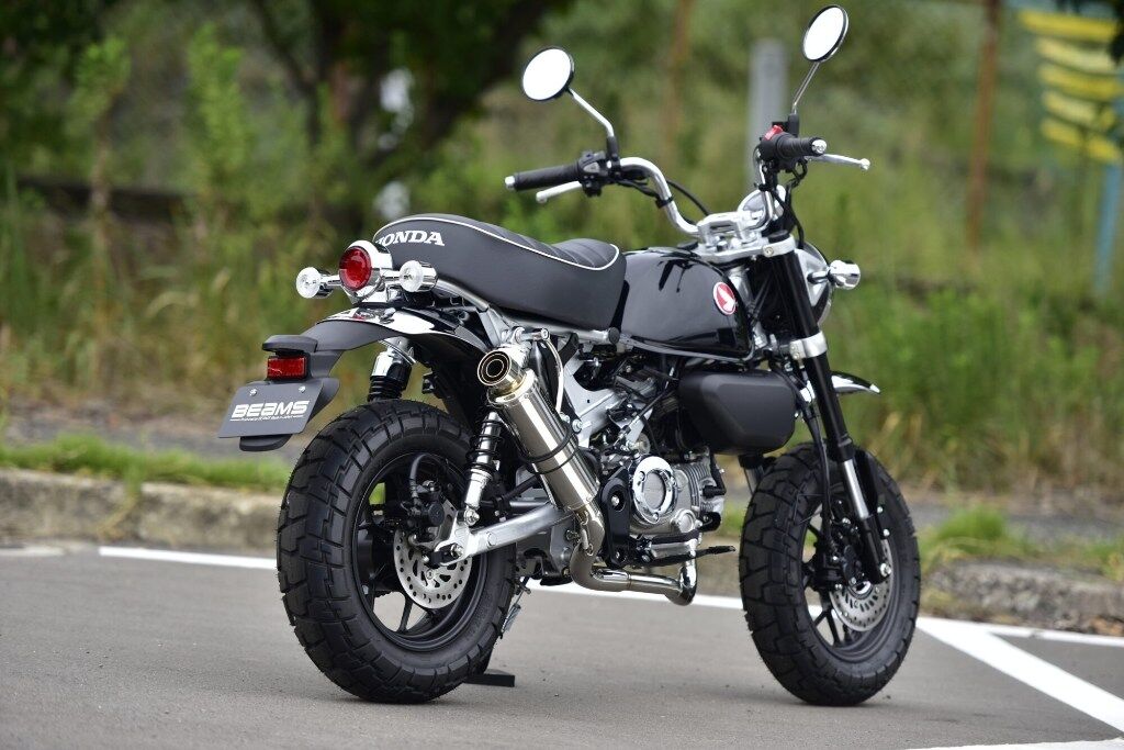 BEAMS ビームス R-EVO サイレンサー 政府認証 モンキー125 HONDA ホンダ フルエキゾーストマフラー マフラー サイレンサータイプ：ステンレス(重量：2.75kg【純正5.1kg】)