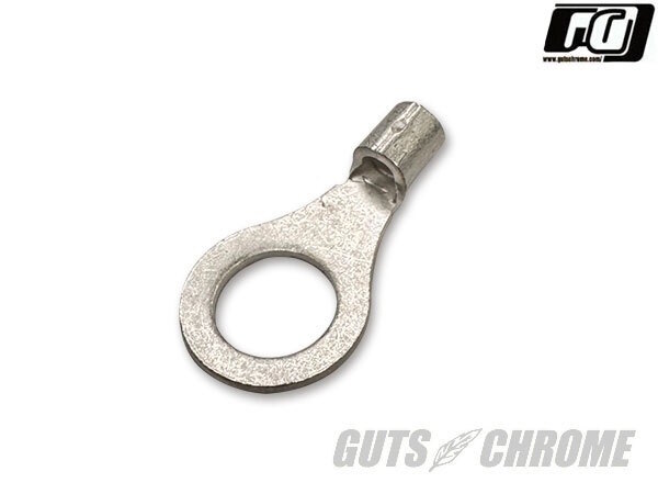 GUTS CHROME ガッツクローム 丸形圧着端子 12AWG(3.5sq)用 M8 圧着端子・ギボシ端子 スイッチ・ハーネス関係 電装系