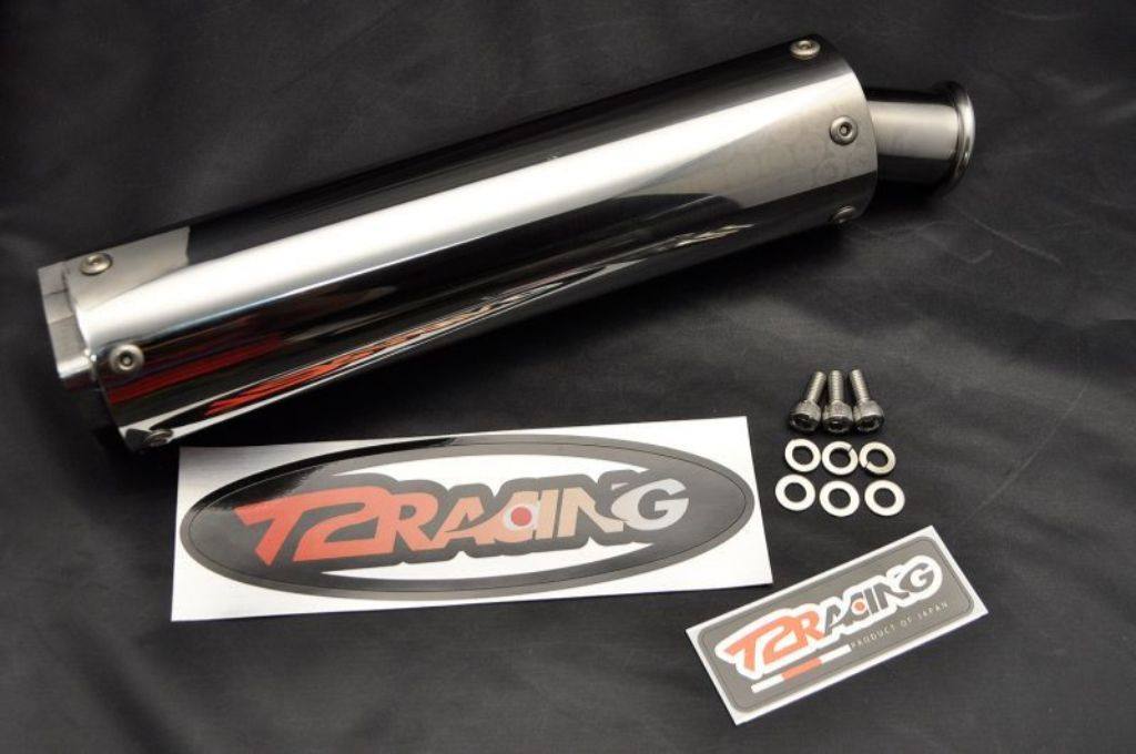 乐天商城 - T2 Racing T2レーシング 純正チャンバー用 フルステンレスサイレンサー NSR250R HONDA ホンダ 補修・汎用サイレンサー マフラー