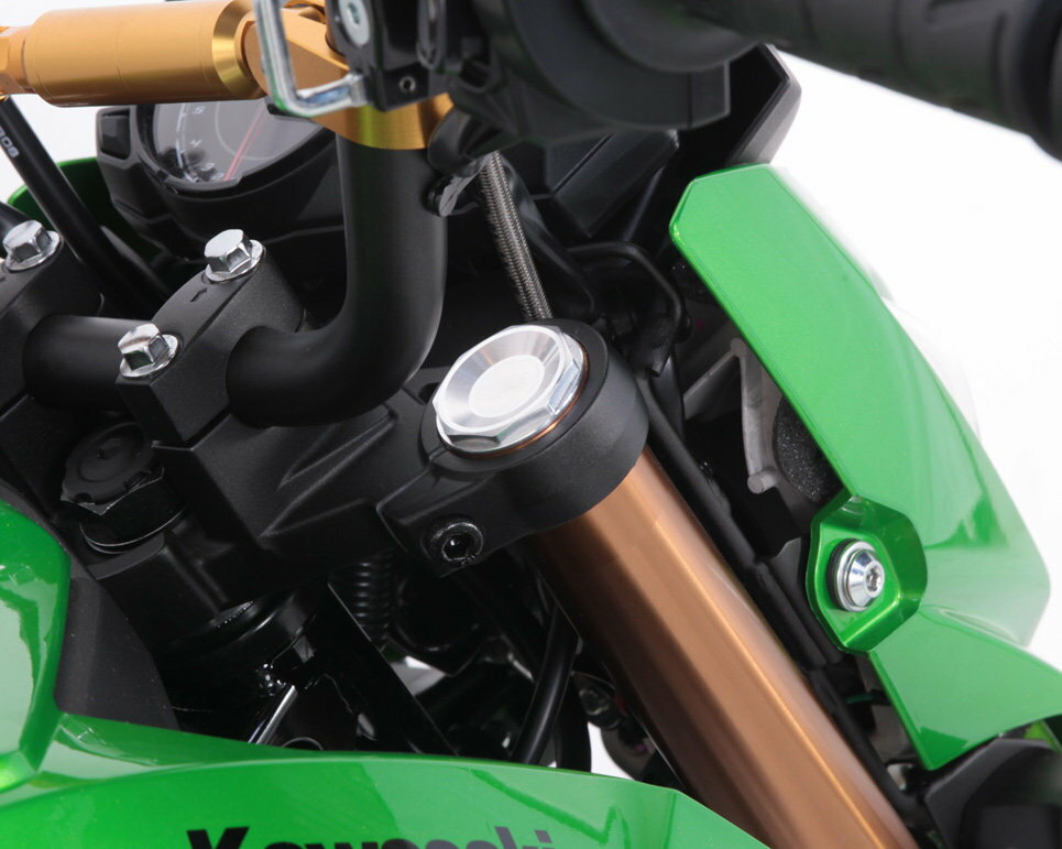 KITACO キタコ アルミフォークキャップカバー Z125 プロ KAWASAKI カワサキ