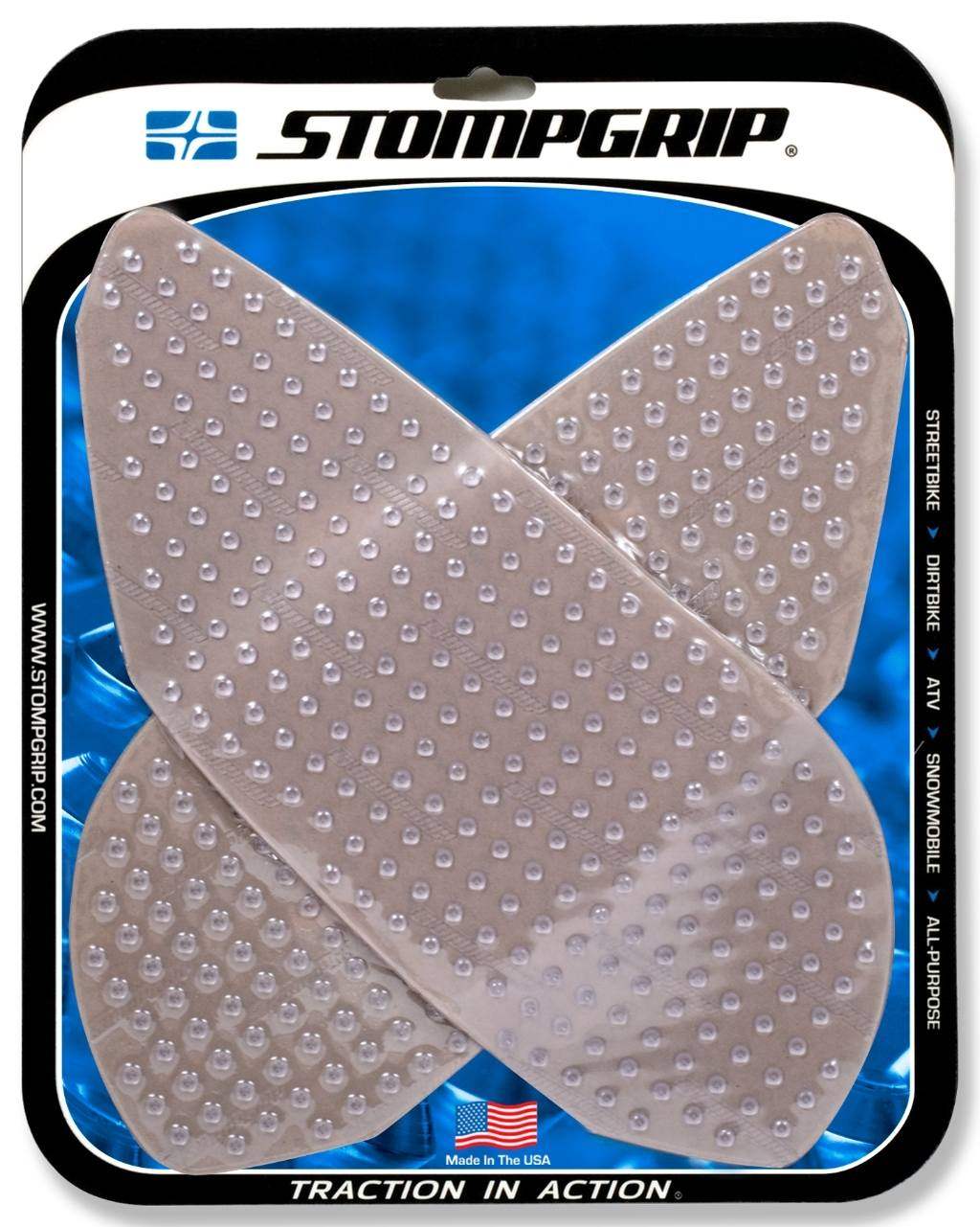 STOMPGRIP ストンプグリップ トラクションパッド ストリートバイクキット【VOLCANO】 DAYTONA675 TRIUMPH トライアンフ ニーグリップパッド タンク関連 外装