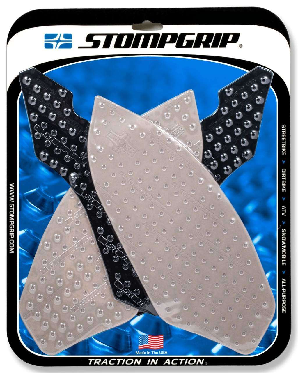 STOMPGRIP ストンプグリップ トラクションパッド ストリートバイクキット【VOLCANO】 S1000RR HP4 BMW ニーグリップパッド タンク関連 外装