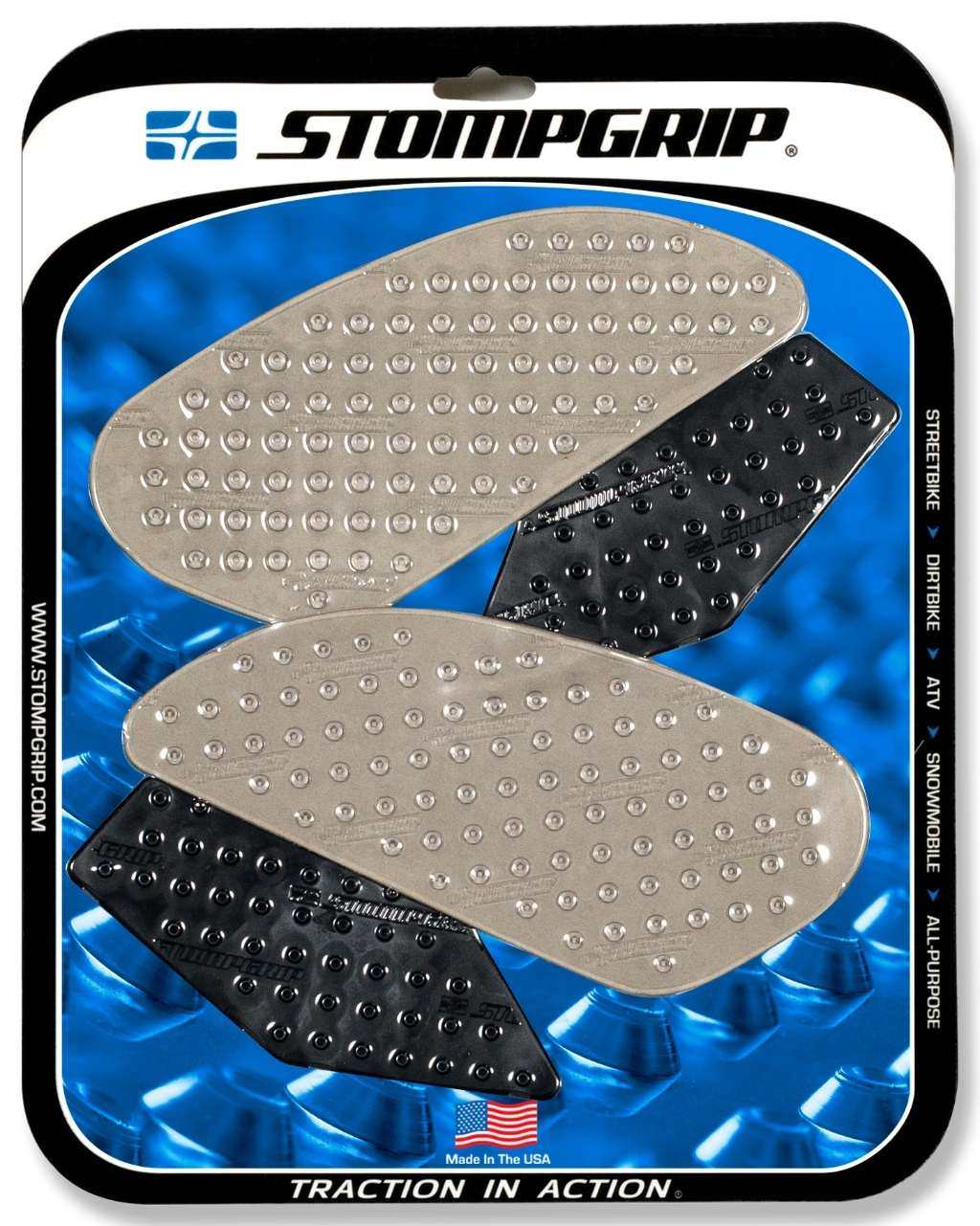 STOMPGRIP ストンプグリップ トラクションパッド ストリートバイクキット【VOLCANO】 INTERCEPTOR VFR800F HONDA ホンダ ニーグリップパッド タンク関連 外装