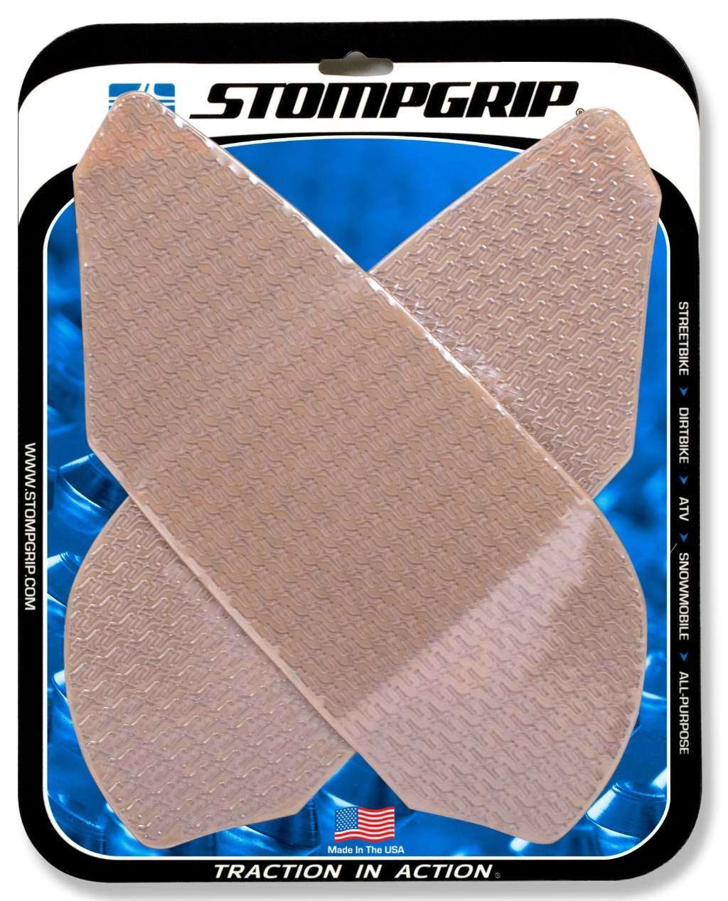 STOMPGRIP ストンプグリップ トラクションパッド ストリートバイクキット【ICON】 DAYTONA675 675STREET TRIPLE TRIUMPH トライアンフ ニーグリップパッド タンク関連 外装