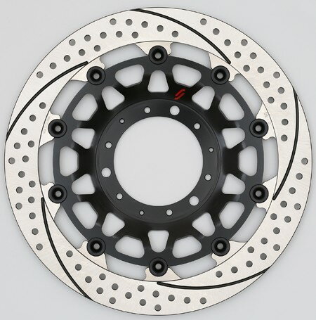 SUNSTAR サンスター PREMIUM RACING [プレミアムレーシング] フロントディスクローター CBR1000RR SP HONDA ホンダ ブレーキディスクローター ブレーキ 左用 / インナータイプ：M / アウター：ホール＆スリットタイプ / フローティングピンカラー：ブラック