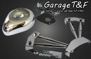 Garage T&F ガレージ ティアドロップ&プッシュロッドカバーセット シャドウ400 HONDA ホンダ プッシュロッドカバー エンジンパーツ エンジン