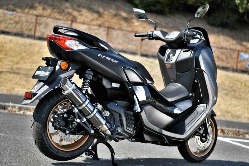 BEAMS ビームス R-EVO2 フルエキゾーストマフラー 政府認証 N-MAX NMAX155 YAMAHA ヤマハ マフラー サイレンサータイプ：SMB(スーパーメタルブラック)
