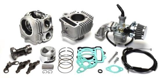 CLIPPING POINT クリッピングポイント ハイパワー88ccキット＋ハイカム＋ビッグキャブ20Φ＆クリーナー ソロ HONDA ホンダ ボアアップキット エンジンパーツ エンジン ハイカムシャフト：ST-2D(中高速重視)