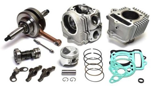 CLIPPING POINT クリッピングポイント ハイパワー110ccキット＋ハイカム シャリイ HONDA ホンダ ボアアップキット ハイカムシャフト：ST-3D(レーシング) エンジン