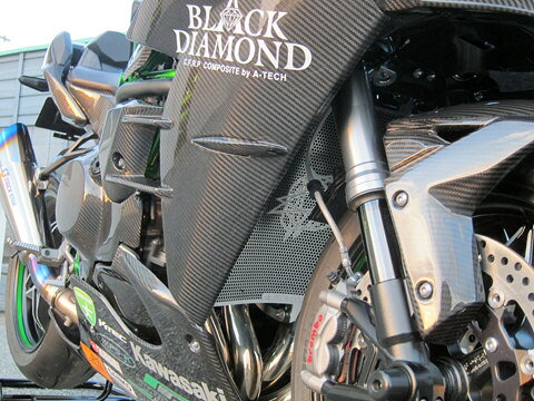 A-TECH エーテック ラジエターコアガード Ninja H2 H2R KAWASAKI カワサキ ラジエ...