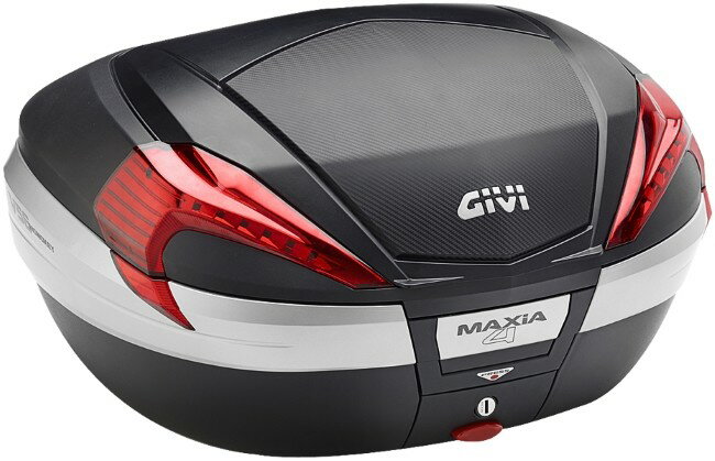 GIVI ジビ モノキーケース V56 MAXIA4シリーズ リフレクターカラー：レッド (カーボン調パネル) [V56NN]