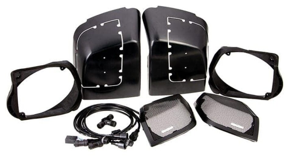 Precision power プレシジョンパワー サドルバッグスピーカーキット (6×9'スピーカー用) FLHTK FLTRK ツーリング HARLEY-DAVIDSON ハーレーダビッドソン オーディオパーツ 電装系