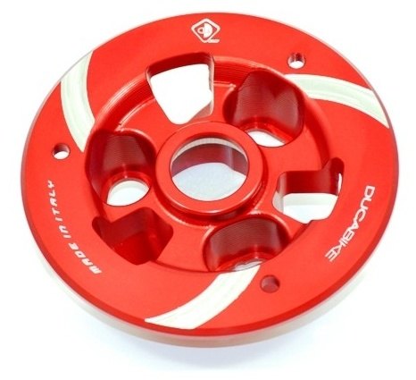 DUCABIKE (DBK) ドゥカバイク (ディービーケー) 湿式用 アルミビレット クラッチプレッシャープレート DUCATI ドゥカティ 駆動系 カラー：レッド