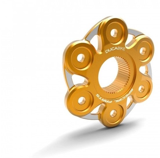 DUCABIKE (DBK) ドゥカバイク (ディービーケー) リアスプロケットフランジ バイカラー PANIGALE V4 R SP2 SPECIALE S STREETFIGHTER SP DUCATI ドゥカティ スプロケットキャリア 駆動系 カラー：ゴールド