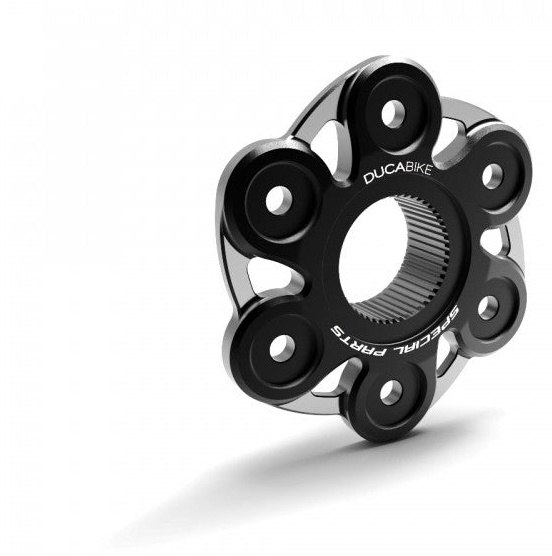 DUCABIKE (DBK) ドゥカバイク (ディービーケー) リアスプロケットフランジ バイカラー PANIGALE V4 R SP2 SPECIALE S STREETFIGHTER SP DUCATI ドゥカティ スプロケットキャリア 駆動系 カラー：ブラック