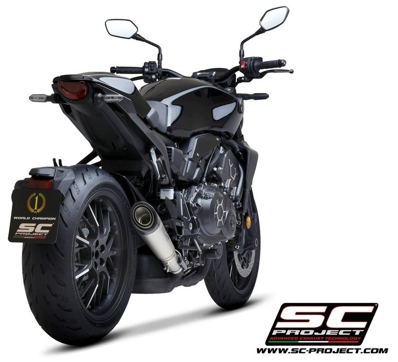 HONDA - SC-PROJECT SCプロジェクト S1 スリップオンサイレンサー＆フルチタンリンクパイプ CB1000R HONDA ホンダ スリップオンマフラー マフラー