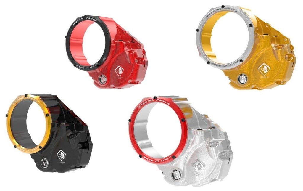 DUCABIKE (DBK) ドゥカバイク (ディービーケー) 3D-EVO クリアクラッチカバーキット MULTISTRADA 1200 DVT S PIKES PEAK ENDURO 1260 XDIAVEL DARK NERA DIAVEL DUCATI ドゥカティ クラッチカバー エンジンパーツ エンジン