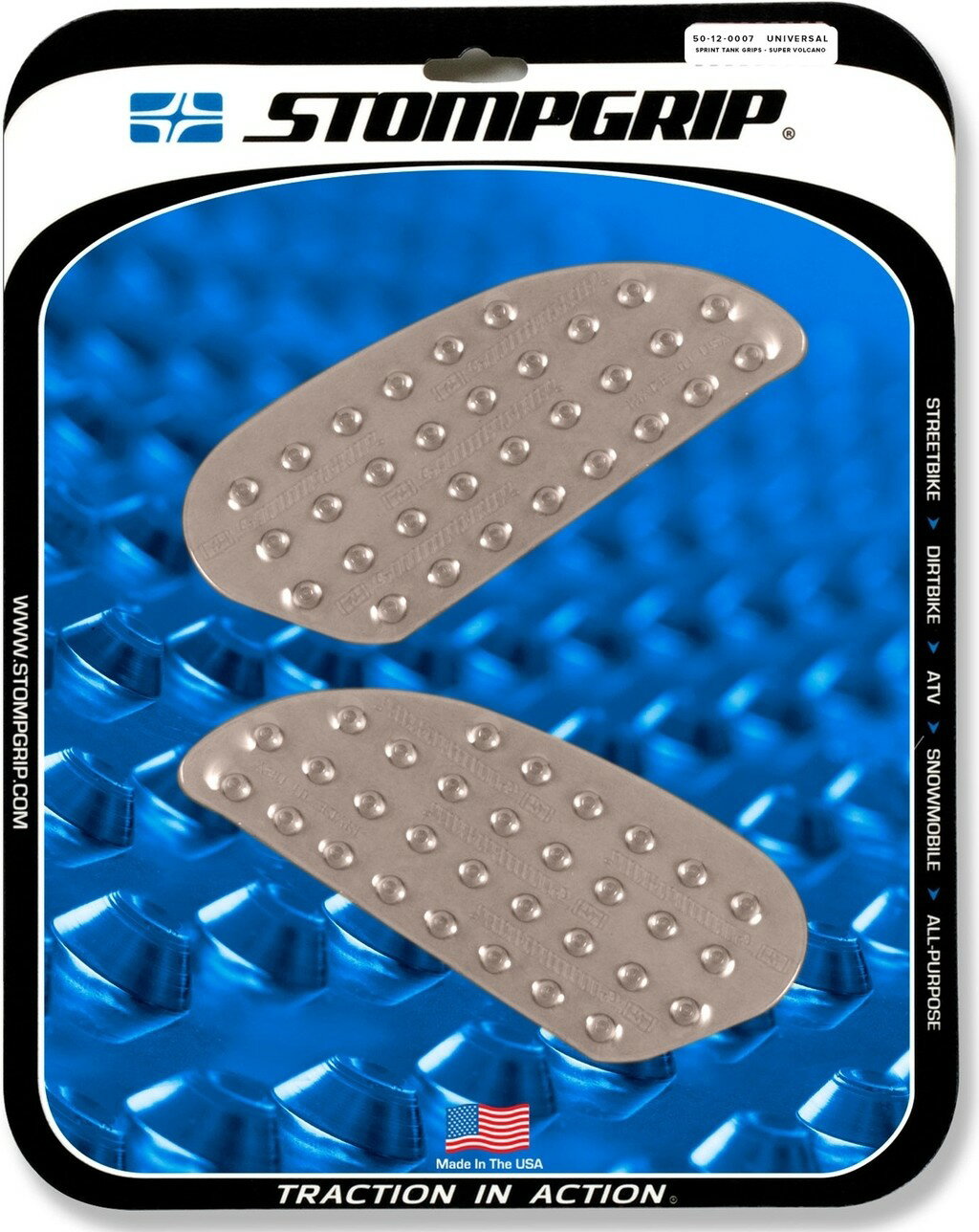 STOMPGRIP ストンプグリップ トラクションパッド スプリント SUPER VOLCANO タンクパッド タンク関連 外装