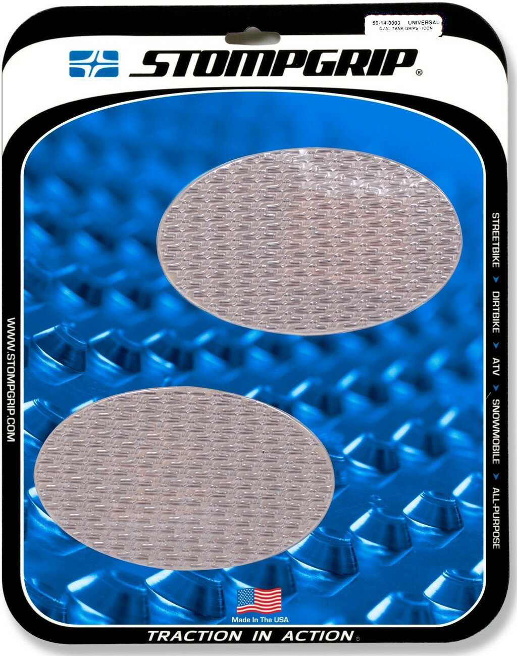 Generic Type - STOMPGRIP ストンプグリップ トラクションパッド オーバル アイコン タンクパッド タンク関連 外装